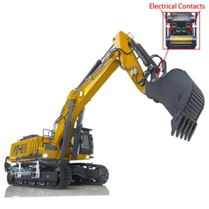 USED Kabolite 1/14 Remote Control Hydraulic Excavator K970 100S Pro RC RTR Digger Model W/ Light Sound System Smoking Unit PL18EV teshulianjie