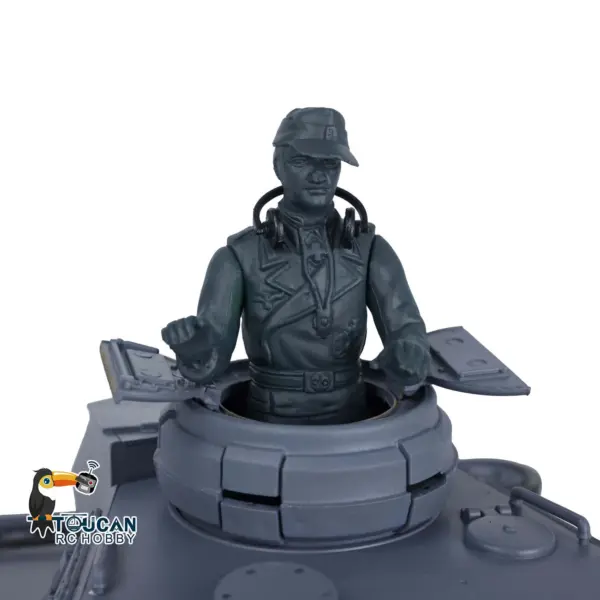 Henglong 1/16 Upgraded German Tank 3848 RC Tank Panzer III L 7.0 w/ 360Degrees Rotating Turret 2 Sounds for Radio Control Tank for