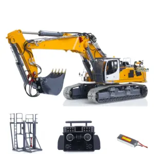 LESU 1/14 RC Full Hydraulic Excavator LR960 RTR Digger Frsky XE Radio Battery Without Sound System
