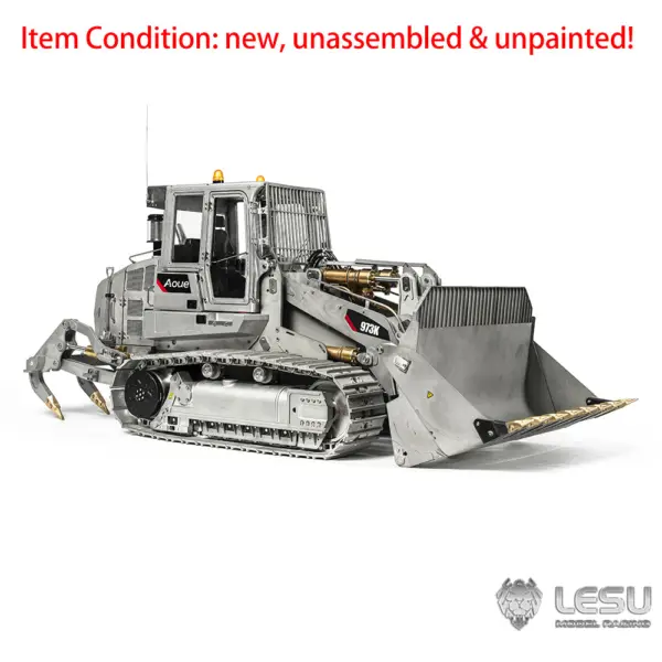 LESU 1:14 973K Hydraulic RC Loader Tracked Radio Control Car Upgrade Version Kit/PNP/RTR Light Sound System ESC Servo Motor
