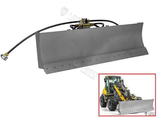 LESU 1/14 RC Loader AOUE MCL8 ST8 Remote Control Car Hydraulic Dozer Shovel Metal Sieve Shovel Rake Bucket Gripper RTR Sound Light