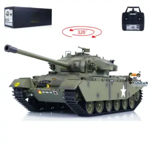 Tongde 1/16 RC Infrared Battle Tank Centurion MK5 Electric Remote Controlled Panzer Model Combat System Smoke BB Unit