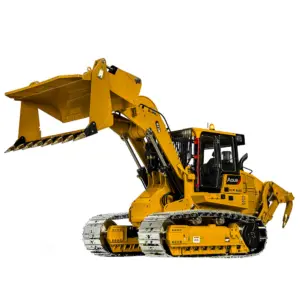 LESU 1:14 973K Hydraulic RC Loader Tracked Radio Control Car Upgrade Version Kit/PNP/RTR Light Sound System ESC Servo Motor