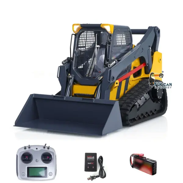 1/14 RC Hydraulic Skid-Steer Tracked Loader SM770 Remote Control Car Light Sound