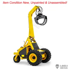 Unassembled Kit Model LESU Metal 1/14 Remote Control Hydraulic Log Loader AOUE 225A RC Sugarcane Loader Grabber 4CH Valve Light