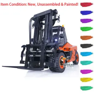LESU 1/14 Metal RC Hydraulic forklift Remote Control Painted Model Aoue-LD160S ESC Motor Servo 6CH Reversing Valve