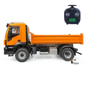 1/14 Metal 4x2 RC Hydraulic Equipment Radio Controlled Dump Truck 2-speed Tipper Hobby Model Painted Assembled PNP Version
