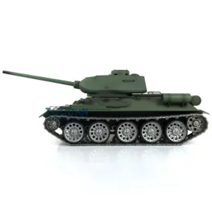 Henglong 7.0 1/16 Scale Soviet T34-85 RTR Barrel Recoil RC Tank 3909 360Degrees Turret Metal Wheels Tracks BB Shooting Unit IR