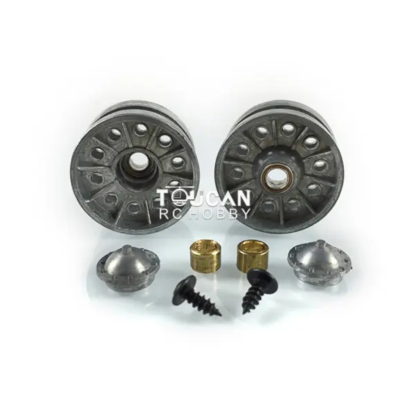 Mato 1/16 Henglong Soviet T34-85 Radio Controlled Ready-To-Run RC Tank Model Metal Sprockets Idlers W/ Bearings Driving Wheels