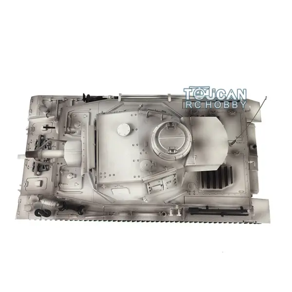 2.4G Henglong 1/16 7.0 RC Tank Panzer IV F Remote Control Tank 3858 w/ 360Degrees Rotating Turret Steel Gearbox FPV Camera BB Shooting