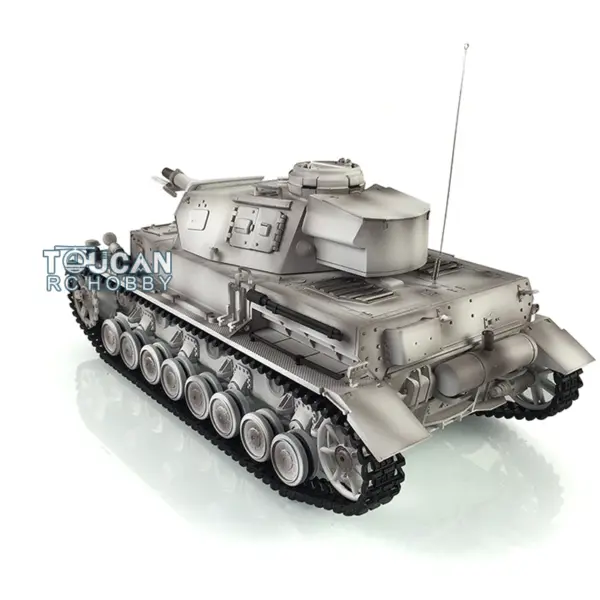 Henglong 1/16 7.0 Radio Control Tank Plastic German Panzer IV F 3858 RTR RC Tank w/ 360Degrees Rotating Turret Sound Effect IR Battle