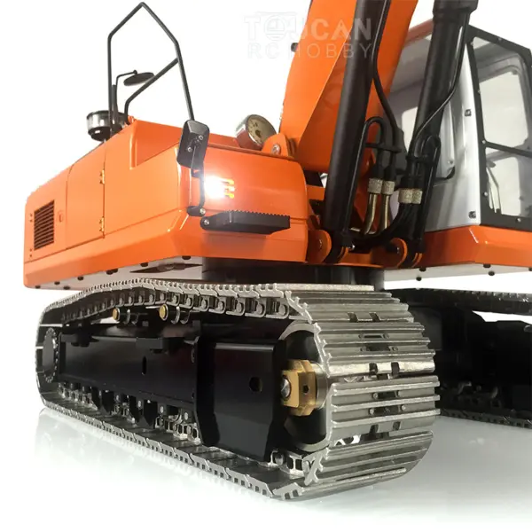 LESU 1/14 PC360 Metal RC Hydraulic Excavator Model Track Cab Bucket Display Ripper Tree Digging Tool fork Arm Crusher