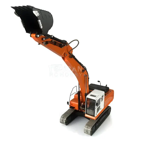 LESU 1/14 PC360 Metal RC Hydraulic Excavator Model Track Cab Bucket Display Ripper Tree Digging Tool fork Arm Crusher