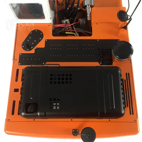 LESU 1/14 PC360 Metal RC Hydraulic Excavator Model Track Cab Bucket Display Ripper Tree Digging Tool fork Arm Crusher
