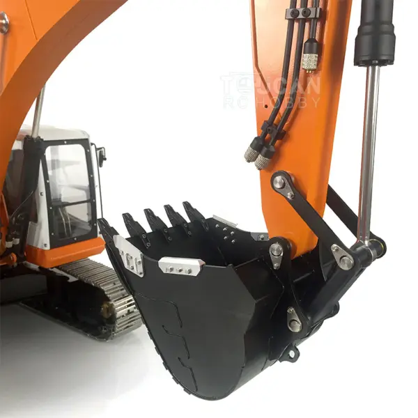 LESU 1/14 PC360 Metal RC Hydraulic Excavator Model Track Cab Bucket Display Ripper Tree Digging Tool fork Arm Crusher