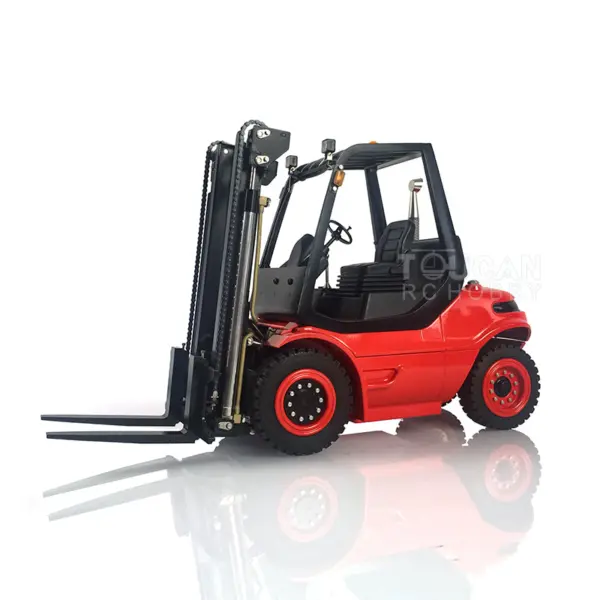 LESU 1/14 RC Hydraulic Forklift Transfer Car Painted RTR Truck Motor Light Battery Radio System Remote Control Vehicles