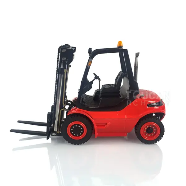 LESU 1/14 RC Hydraulic Forklift Transfer Car Painted RTR Truck Motor Light Battery Radio System Remote Control Vehicles