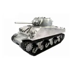 Mato Metal 1/16 M4A3 Sherman Infrared Ver Barrel Recoil RTR Radio Control Tank 1230 Slip Ring Tracks Mainboard Receiver 360Degrees
