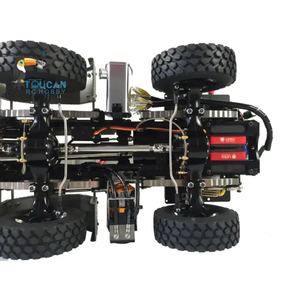 1/14 LESU Hydraulic RC Roll On/Off Dump Truck 8x8 Metal RTR Full Dumper Lorry Vehicle