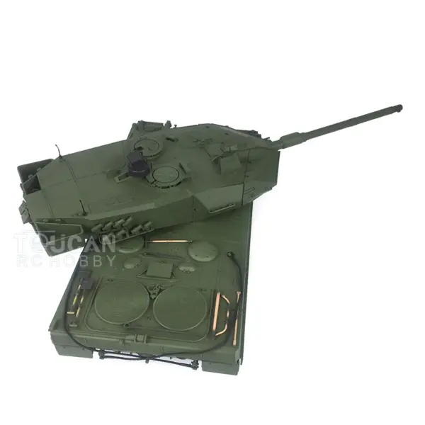 2.4Ghz Remote Control RC Tank Heng Long 1/16 Scale TK7.0 Main Board Leopard2A6 3889 Ready to Run Shooting BBs Turret Rotating