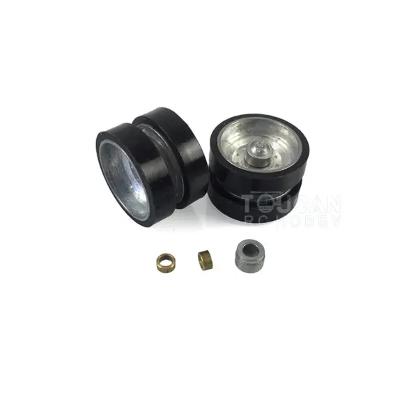 Mato 1/16 HengLong M1A2 Abrams Radio Controlled Tank Metal Spare Part Road Wheels Bearings Sprockets Idlers Tracks With Ruber Pads
