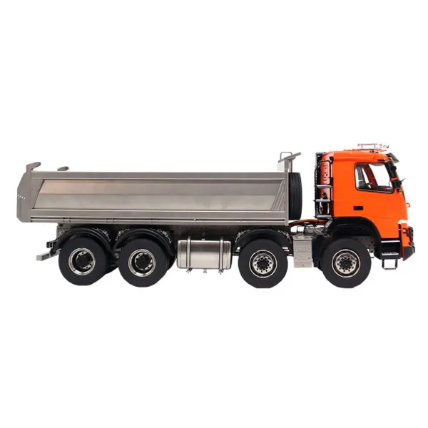 JDM-161 Dump 1/14 8x8 JDMODEL RC Hydraulic Dumper Truck I6S Radio Controller Differential Lock Axle Cylinder Wheel Hubs W/ Hopper