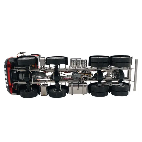 JDM-161 Dump 1/14 8x8 JDMODEL RC Hydraulic Dumper Truck I6S Radio Controller Differential Lock Axle Cylinder Wheel Hubs W/ Hopper
