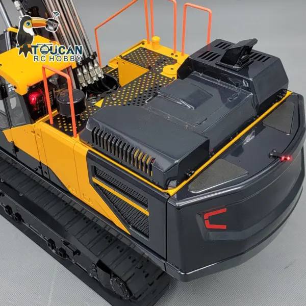1:14 MTMODEL EC380 Metal 3 Arms Hydraulic Tracked Excavator Assembled and Painted RC Construction Vehicle Heavy Digger Machine