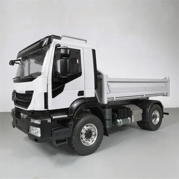 1/14 4x2 Metal RC Hydraulic Dump Truck 2-speed Remote Control Tipper Car Electric Model Vehicle DIY PNP Sound Light System