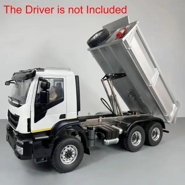 1/14 6x4 Hydraulic RC Dumper Trucks CNC Axles Metal Remote Controlled Tipper Car Toy Hobby Model for Adults Children