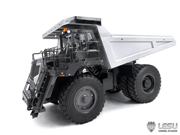 LESU 1/16 Heavy Metal Hydraulic Mining Car Dumper Bogie RC Mine Truck Aoue R100E Model Gift Motor ESC Servo Light System Model DIY