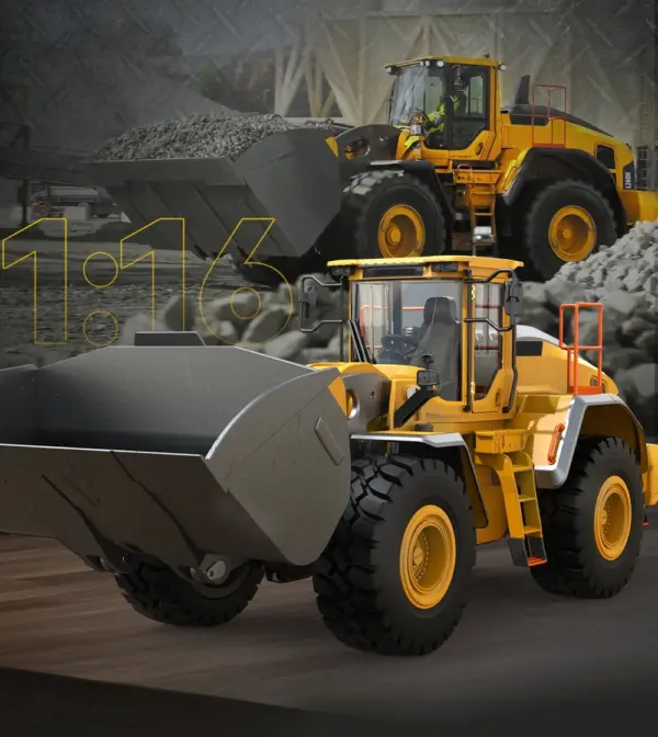 1/16 L260H Double Eagle E592 RC Loader Remote Controlled Electric Car Hobby Model Light Sound