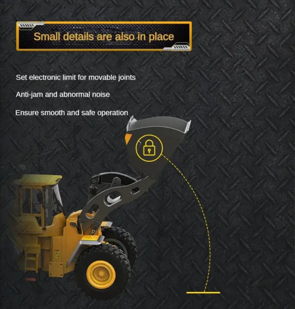 1/16 L260H Double Eagle E592 RC Loader Remote Controlled Electric Car Hobby Model Light Sound
