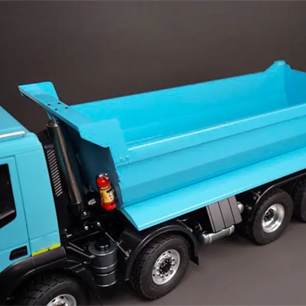 1:14 8x8 RC Hydraulic Equipment Radio Control Tipper Car 2-speed Dump Truck DIY Model Sound Light ST8 LED Light Sound