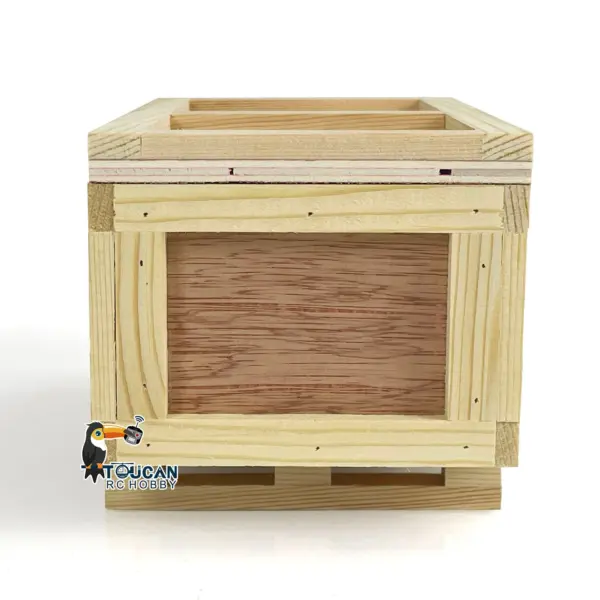 Wooden Box Decoration Simulation Model for 1/14 1/12 RC Truck Hydraulic Radio Controlled Forklift Construction Vehicles