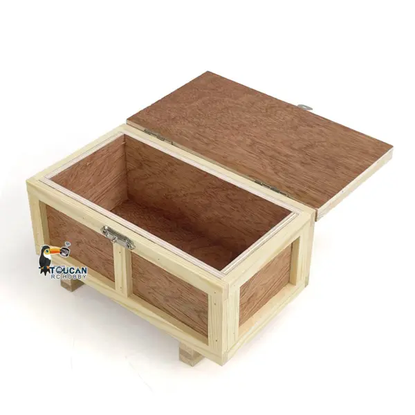 Wooden Box Decoration Simulation Model for 1/14 1/12 RC Truck Hydraulic Radio Controlled Forklift Construction Vehicles