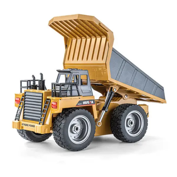 HUINA 1/18 1533 1:18 RC Dump Truck Remote Control Tipper Car 2.4G Vehicles Toys Assembled and Painted 28.5*15.5*16cm