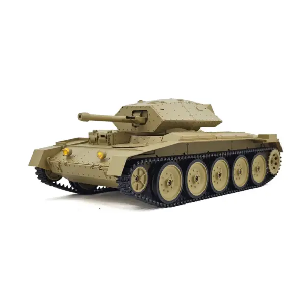 1/16 RC Battle Tank CoolBank Crusader MK III 2.4G Remote Control RTR Military Tank Model 360 Degrees Turret Rotary Smoke Sound Lights