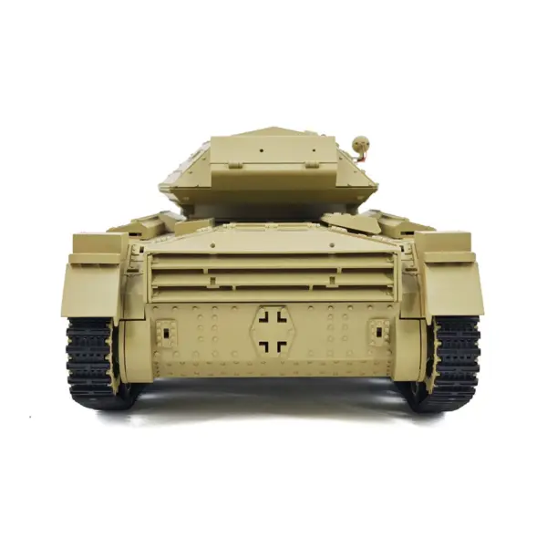 1/16 RC Battle Tank CoolBank Crusader MK III 2.4G Remote Control RTR Military Tank Model 360 Degrees Turret Rotary Smoke Sound Lights