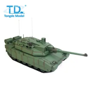 1/16 Tongde RC Tank H2408 Leclerc Battle Tank RTR Infrared BB Shooting Barrel Recoil 320 Degree Electric Toy Model Battery