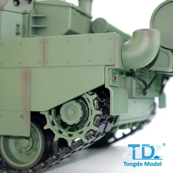 1/16 Tongde RC Tank H2408 Leclerc Battle Tank RTR Infrared BB Shooting Barrel Recoil 320 Degree Electric Toy Model Battery