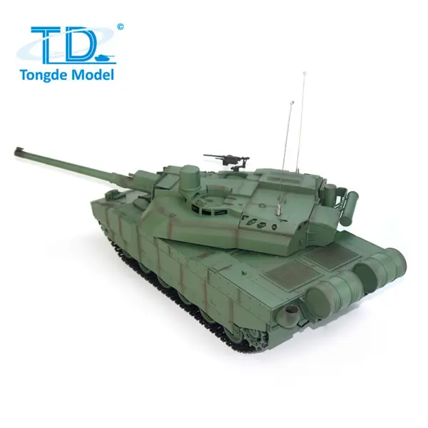 1/16 Tongde RC Tank H2408 Leclerc Battle Tank RTR Infrared BB Shooting Barrel Recoil 320 Degree Electric Toy Model Battery