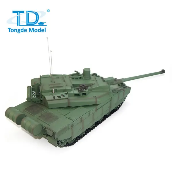 1/16 Tongde RC Tank H2408 Leclerc Battle Tank RTR Infrared BB Shooting Barrel Recoil 320 Degree Electric Toy Model Battery