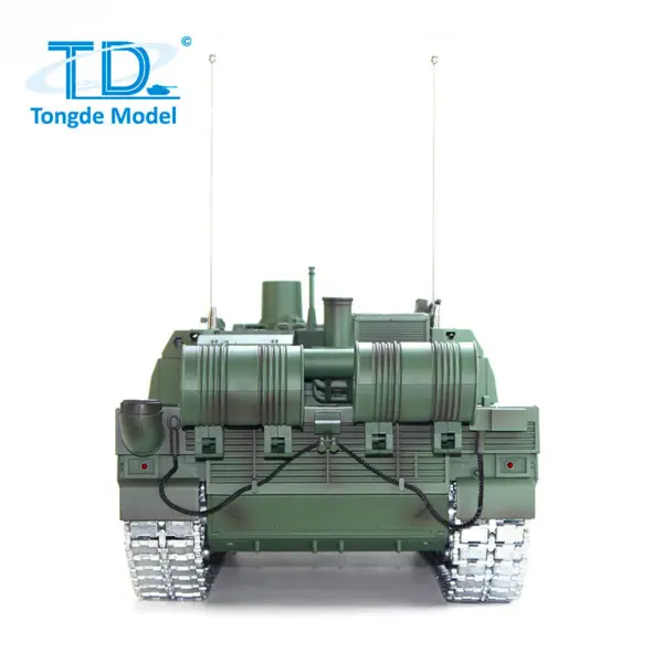 TD 1/16 RC Military Tank H2408 Leclerc Battle Tank Metal Driving Wheel Road Wheel Gearbox Infrared BB Barrel Recoil Smoke Unit