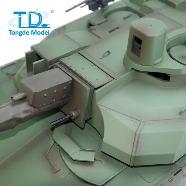 TD 1/16 RC Military Tank H2408 Leclerc Battle Tank Metal Driving Wheel Road Wheel Gearbox Infrared BB Barrel Recoil Smoke Unit
