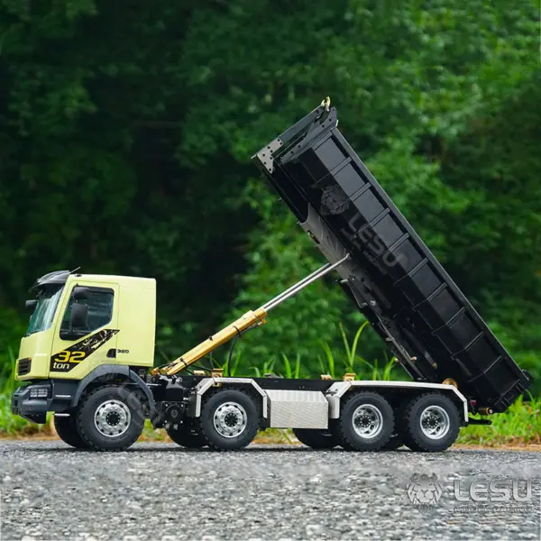 LESU 1/14 8x8 Roll On/Off Hydraulic RC Dumper Radio Controlled Tipper Truck Model
