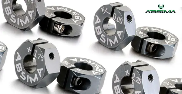 Alu 7075 T6 Wheel Hubs Offset +1.50mm 1:10 (2)