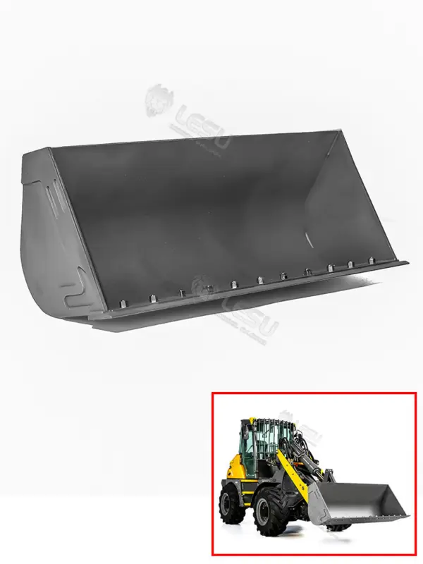 LESU 1/14 RC Loader AOUE MCL8 ST8 Remote Control Car Hydraulic Dozer Shovel Metal Sieve Shovel Rake Bucket Gripper RTR Sound Light