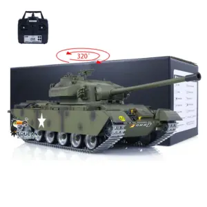 Tongde 1/16 RC Infrared Battle Tank Remote Controlled Panzer Centurion MK5 Electric Tanks BB Shooting Barrel Recoil Model