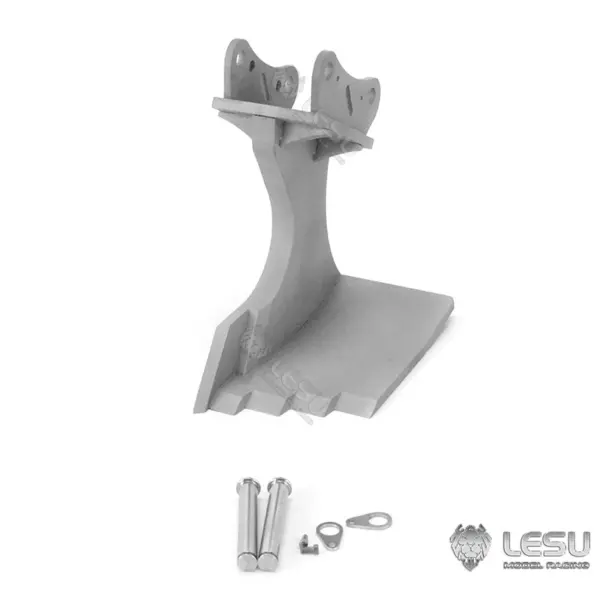 LESU Painted 1/14 Metal Aoue ET26L Hydraulic RC Excavator Three-section Ripper Bucket Tree Digging Tool Compactor Trailer Crusher